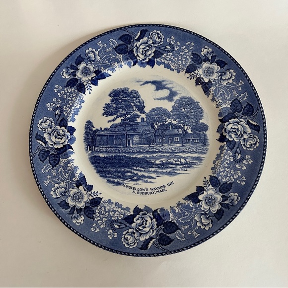 Other Wayside Inn Sudbury Ma Old English Staffordshire England Plate